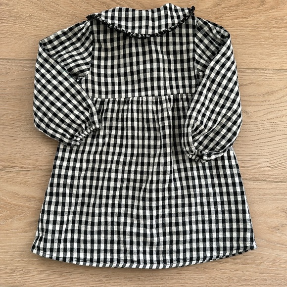 Zara Girls Gingham Dress size 3-4 - Picture 5 of 7